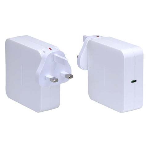 100w UK Power Plug with USB-C Adaptor