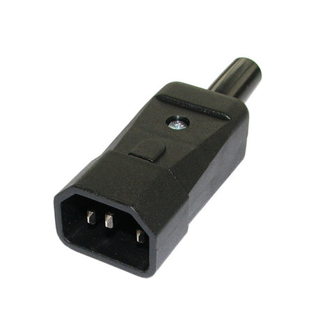 Power IEC C14 Male Rewireable Connector Made in Germany. High Quality