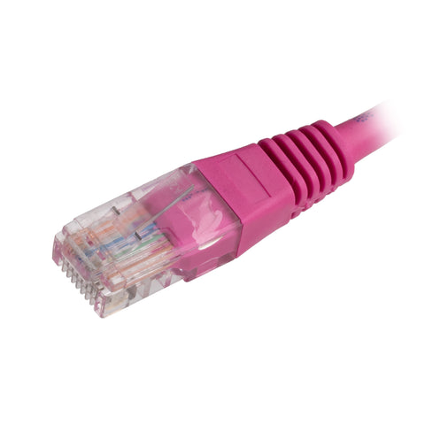 Cat5e RJ45 U/UTP PVC 24AWG Flush Moulded Booted Patch Lead