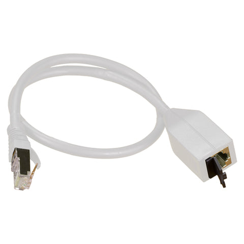 MPTL Cat6a S/FTP LSOH 26AWG Cable Adaptor WHITE BLACK