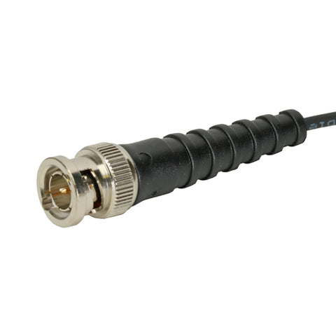 RG179 Male to Male Plug Booted Black LSOH Cable