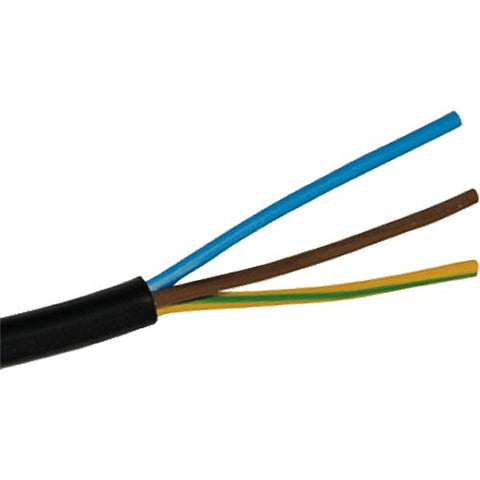3 Core 1.5mm 3183B LSOH CPR Eca Black Mains Cable 100m Reel