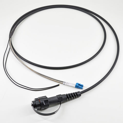 OM3 IP67 LC - LC Duplex Black IP67 XXtreme External Fibre Lead