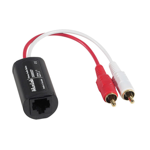 Muxlab Stereo-Audio-Balun (RCA)