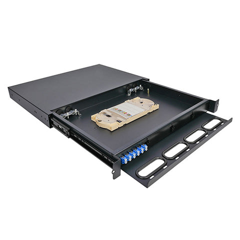 Loaded Fibre Patch Panel OS2 12 Fibre - 6 x LC Duplex