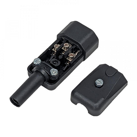 Power IEC C14 Male Rewireable Connector Made in Germany. High Quality