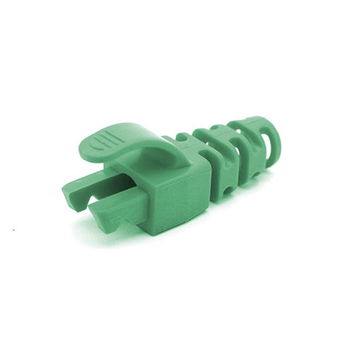 Pack of 100, RJ45 Cat6 Cat6A 6.5mm Snagless Slimline Strain Relief Flush Boots, Choice of 10 Colours