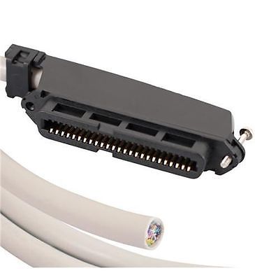 RJ21 VOICE Cat3 90 degree Telco Amp Amphenol female to open end Cable UK BT VG224 Various Lengths