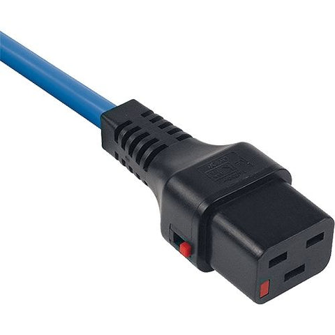 Power Extension Cable IEC C20 Male Plug to IEC C19 Female Socket Lock