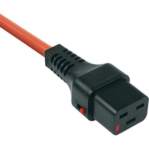 Power Extension Cable IEC C20 Male Plug to IEC C19 Female Socket Lock