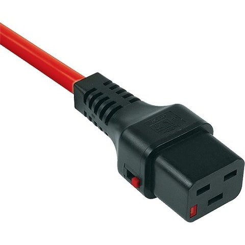 Power Extension Cable IEC C20 Male Plug to IEC C19 Female Socket Lock