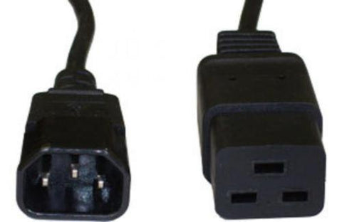 Power Extension Cable IEC C14 Male Plug to IEC C19 Female Socket 1m 2m 3m
