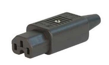 Stromversorgung, wiederverdrahtbarer IEC-C15-Stecker 